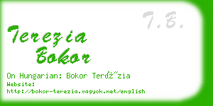 terezia bokor business card